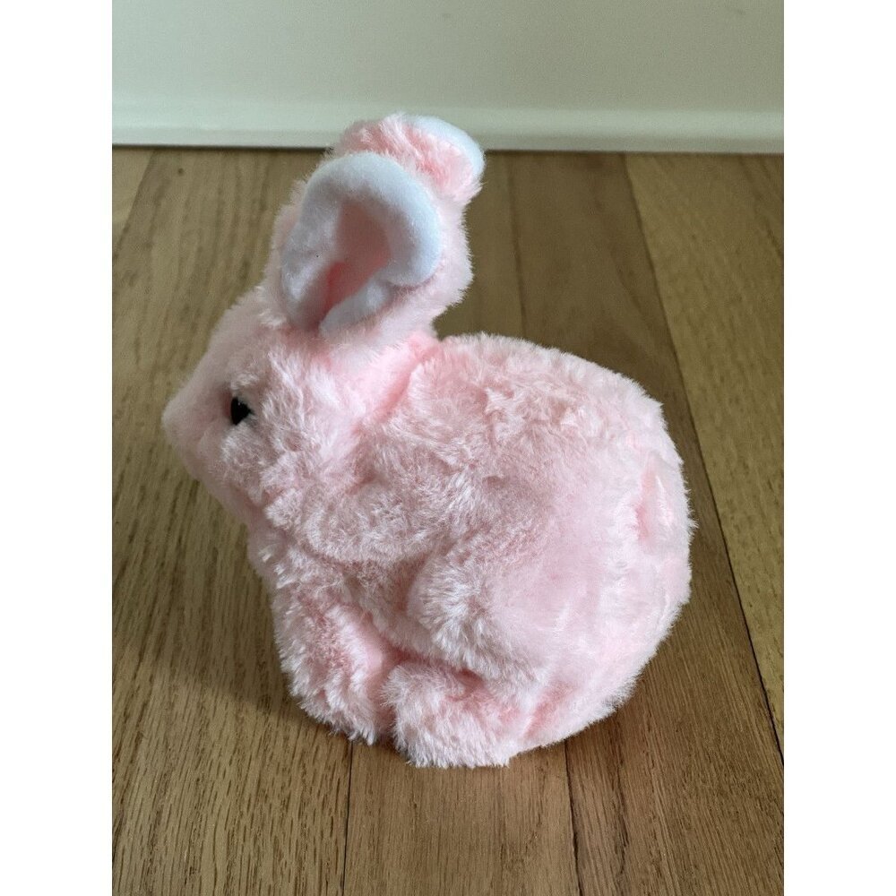 Hopping Plush Rabbit Toy Interactive Electronic Pet Bunny Pink New - Picture 3 of 11